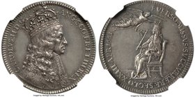 Charles II silver Coronation Medal 1661 MS61 NGC, Eimer-221, MI-I-472/76. 29mm. Plain edge. By T. Simon. A very scarce medal with a soft glassiness in...