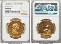 George III gilt-copper Proof Penny 1806-SOHO PR63+ S NGC, Soho mint, KM663b, Peck-1321. Edge grained. Absolutely stunning and, as the grade would sugg...