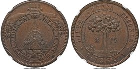 Republic Provisional 8 Pesos 1862 T-A MS63 Brown NGC, Tegucigalpa mint, KM27. Nicely struck with attractive brown surfaces, and a scarcer grade for th...