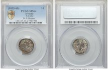 Hiberno-Norse. Phase III Penny ND (1035-1060) MS64 PCGS, Long Cross and Hand type, S-6132A. Variety with pellet in quarter of the cross. Imitating the...