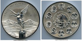 Estados Unidos silver Prooflike Kilo 2002-Mo, Mexico City mint, KM677. Mintage: 1,820. Sold with wooden display case and informational booklet. ASW 32...
