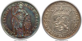 Utrecht. Provincial 10 Stuivers 1770 MS64 PCGS, KM118. A scarcer date that saw only 740 examples produced. Admirably struck and attractive all-around,...