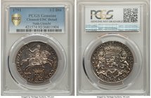 Utrecht. Provincial 1/2 Ducaton 1791 UNC Details (Cleaned) PCGS, KM115.1. Any fault this selection may possess seems quite forgivable, considering not...