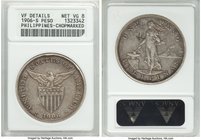USA Administration Peso 1906-S Net VG8 (Chopmarked) ANACS, KM168. Although the Guide Book reports a mintage of 201,000 pieces, most of the production ...