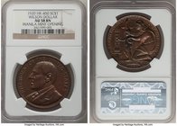 USA Administration bronze "Wilson" Dollar 1920 AU58 Brown NGC, HK-450, Allen-M2. 37.5mm. Mintage: 3,700. Struck for the opening of the Manila mint. 
...
