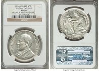 USA Administration silver "Wilson" Dollar 1920 AU58 NGC, HK-449. Struck during the presidency of Woodrow Wilson. Issued for the opening of the Philipp...