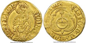 Basel. Free Imperial City gold Goldgulden ND (1433-1437) XF40 NGC, Fr-4. Struck in the name of Emperor Sigismund I. Areas of weakness in strike but st...