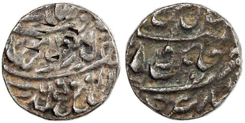 NABHA: Hira Singh, 1871-1911, AR gobindshahi rupee (11.17g), Nabha Lal, ND, Y-2,...