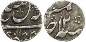 BENGAL PRESIDENCY: AR 1/8 rupee (1.45g), Murshidabad, AH1188 year 12, Stv-2.153, Prid-128, struck at the Calcutta mint, almost never found with full c...