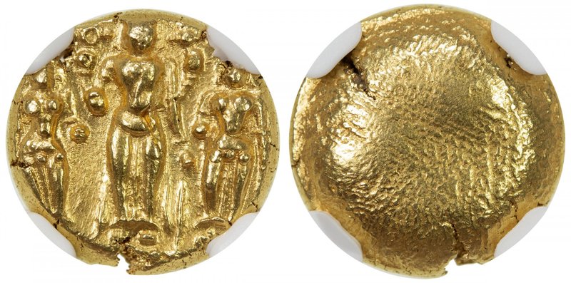 MADRAS PRESIDENCY: AV pagoda, ND (ca. 1691-1740), Fr-1572, Stv-1.3, Prid-3A, thr...