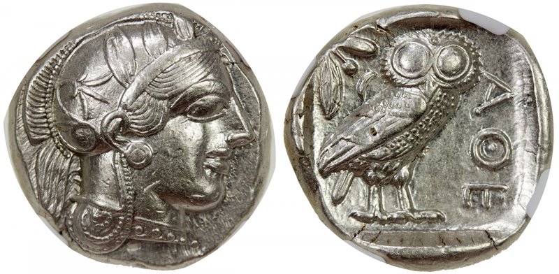 ATHENS: Anonymous, 449-413 BC, AR tetradrachm (18.17g), Athens, SNG Copenhagen 3...
