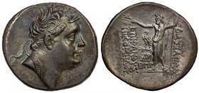 BITHYNIA: Nikomedes III Euergetes, 127-194 BC, AR tetradrachm (16.67g), Nikomedia, diademed head of Nikomedes to right // Zeus standing left, crowning...