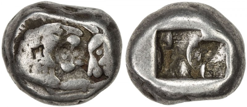 LYDIA: Sardes: Kroisos or later, ca. 560-500 BC, AR ½ stater (5.35g), S-3420, co...