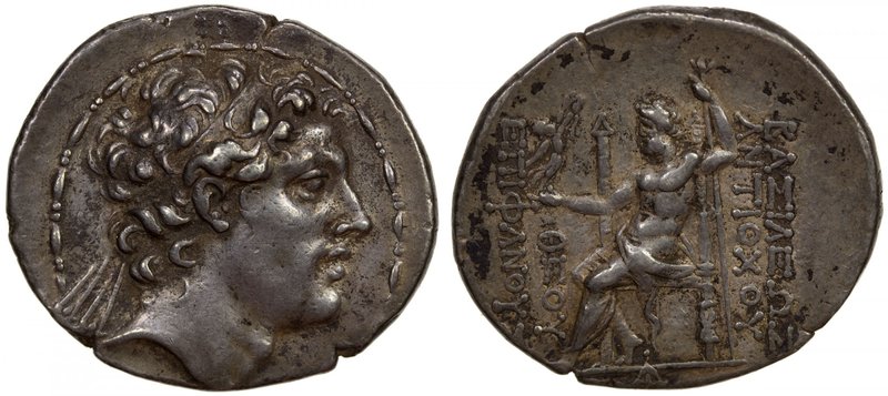 SELEUKID KINGDOM: Antiochus IV Epiphanes, 175-164 BC, AR tetradrachm (16.65g), A...