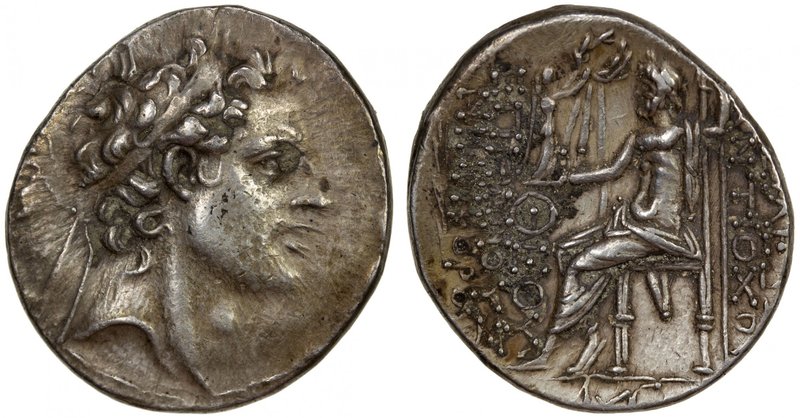 SELEUKID KINGDOM: Antiochos IV Epiphanes, 175-164 BC, AR tetradrachm (17.19g), A...