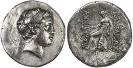 SELEUKID KINGDOM: Antiochos, son of Seleukos IV, ca. 175-170, AR tetradrachm (16.00g), Antioch on the Orontes, S-6973, young bust of Antiochos right, ...