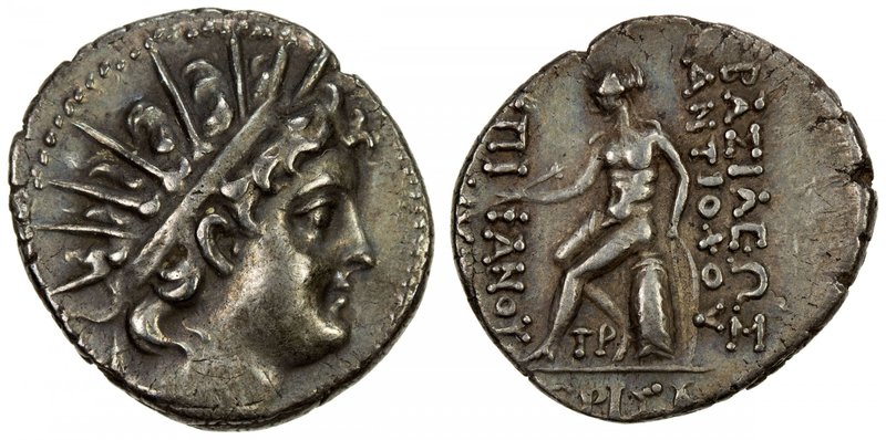 SELEUKID KINGDOM: Antiochos VI Dionysos, 144-142 BC, AR drachm (4.25g), Antioch ...