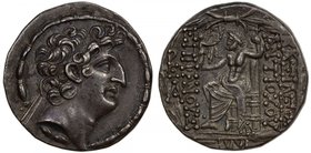 SELEUKID KINGDOM: Antiochos VIII Grypos, 121-96 BC, AR tetradrachm (15.72g), Antioch on the Orontes mint, Babelon-1433, SNG Israel 2554-2555, diademed...