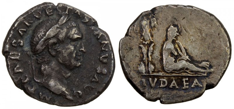 ROMAN EMPIRE: Vespasian, 69-79 AD, AR denarius (2.91g), RIC-2, RSC-226, struck A...