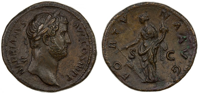 ROMAN EMPIRE: Hadrian, 117-138 AD, AE sestertius (28.66g), RIC-759, Cohen-763, H...