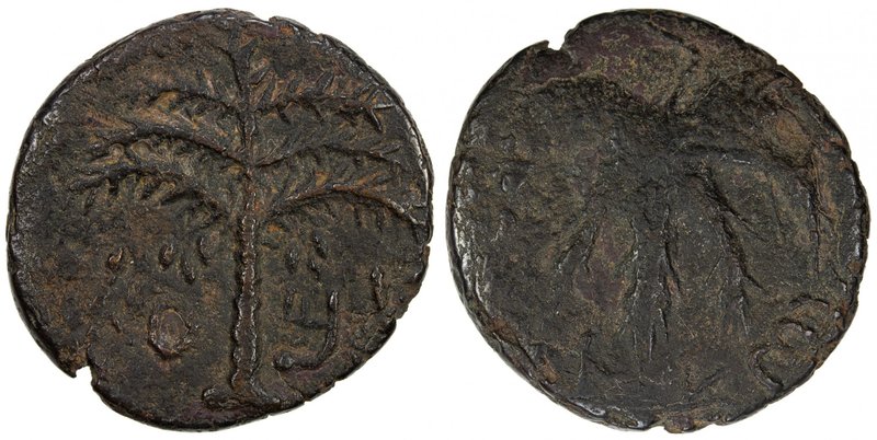ANCIENT JUDEA: Bar Kochba Revolt, 132-135, AE 24 (8.43g), year 3 (=134/5 AD), Me...