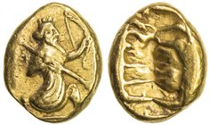 ACHAIMENID EMPIRE: temp. Darios I to Xerxes II, ca. 485-420 BC, AV daric (8.32g), S-4697, Carradice Type IIIb, Group C, struck on the Lydo-Milesian st...
