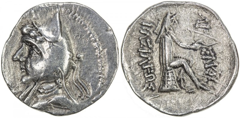 PARTHIAN KINGDOM: Mithradates I, c. 171-138 BC, AR drachm (3.64g), Shore-7, bust...
