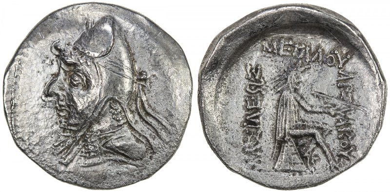 PARTHIAN KINGDOM: Mithradates I, c. 171-138 BC, AR drachm (3.86g), Shore-12, bus...