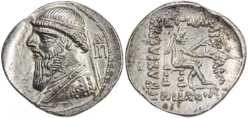PARTHIAN KINGDOM: Mithradates II, c. 123-88 BC, AR drachm (4.25g), Shore-81, bar...