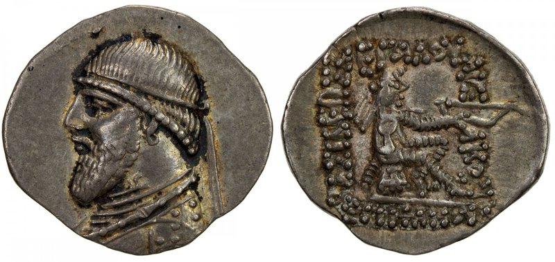 PARTHIAN KINGDOM: Mithradates II, c. 123-88 BC, AR drachm (3.74g), Ecbatana, Sel...