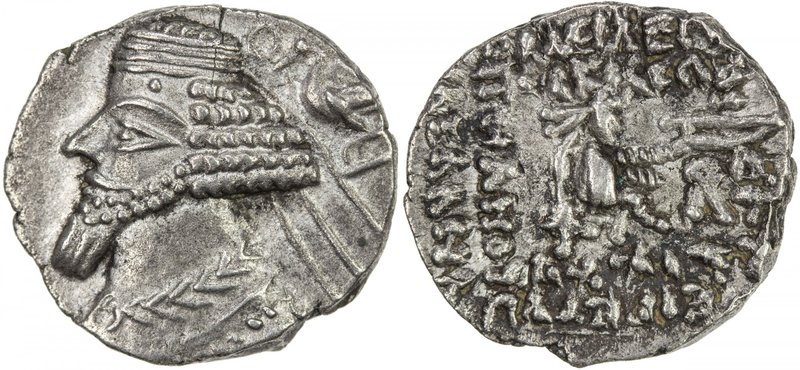 PARTHIAN KINGDOM: Phraates IV, c. 38-2 BC, AR drachm (3.67g), Ekbatana, Shore-28...