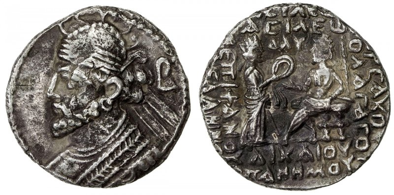 PARTHIAN KINGDOM: Vologases III, AD 105-147, AR tetradrachm (9.12g), Seleukeia, ...