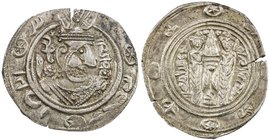TABARISTAN: Anonymous, 780-793, AR ½ drachm (1.67g), Tabaristan, PYE142, A-74, outer border on both sides, not from the recent hoard, attractively ton...