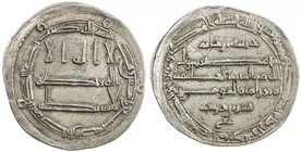 ABBASID: al-Rashid, 786-809, AR dirham (2.86g), Arran, AH189, A-219.7, Vardanyan-139, citing the governors Khuzayma b. Khazim & Bishr b. Khuzayma, let...