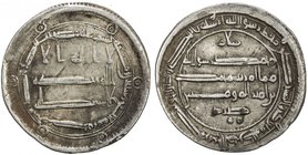 ABBASID: al-Rashid, 786-809, AR dirham (2.88g), al-Muhammadiya, AH174, A-219.9d, citing only the heir-apparent Muhammad, son of al-Rashid, with salam ...