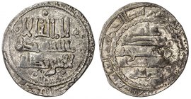 AGHLABID: Ibrahim II, 874-902, AR ½ dirham (1.38g), al-'Abbasiya, AH(27)6, A-449, rare with legible date, F-VF, R. 

 Estimate: USD 100 - 120
