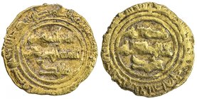 FATIMID: al-Mustansir, 1036-1094, AV ¼ dinar (1.01g), Siqilliya, AH4(3)1, A-721, Nicol-1760, VF.

 Estimate: USD 100 - 130