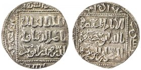 AYYUBID: al-Kamil Muhammad I, 1218-1238, AR dirham (2.99g), Harran, AH624, A-812.3, rare mint, especially rare in this masterful quality, EF-AU, R. 
...