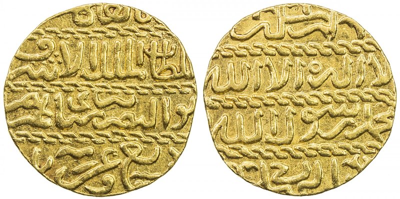 BURJI MAMLUK: Barsbay, 1422-1438, AV ashrafi (3.39g), al-Qahira, AH829, A-998, f...