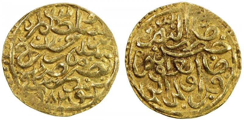 OTTOMAN EMPIRE: Murad III, 1574-1595, AV sultani (3.46g), Tunis, AH982, A-1332.1...