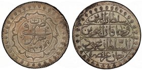 ALGIERS: Mahmud II, 1809-1830, AR 2 budju, Jaza'ir, AH1239, KM-75, a superb quality example! PCGS graded MS64.

 Estimate: USD 150 - 250