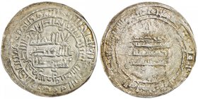 VOLGA BULGAR: Anonymous, ca. 920-960, AR dirham (2.58g), "Samarqand", AH"292", A-Q1481, in the name of the Samanid ruler Ahmad b. Isma'il, but with a ...