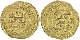 GHAZNAVID: Mahmud, 999-1030, AV dinar (3.38g), Ghazna, AH407, A-1607, slightly pale gold, VF.

 Estimate: USD 130 - 160