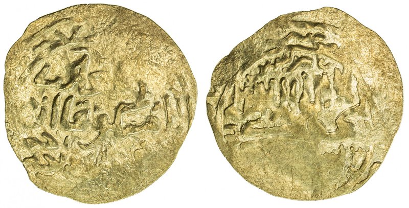 GREAT MONGOLS: Möngke, 1251-1260, AV broad dinar (4.30g), NM (Dhu'l-Hijja) AH[6]...