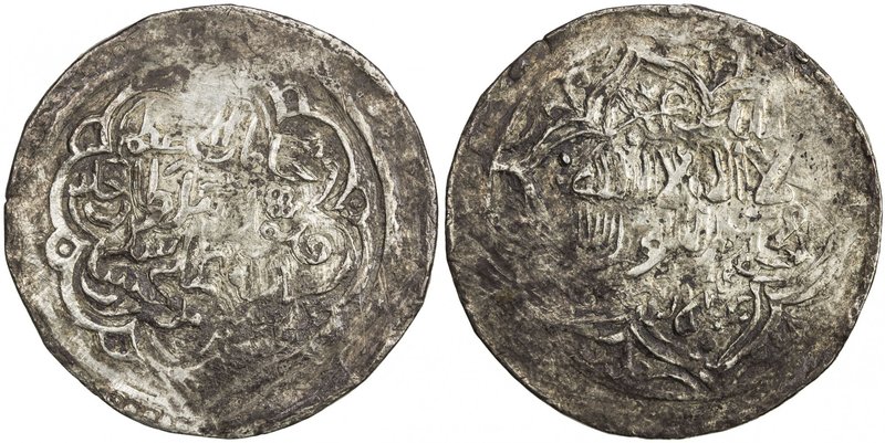 CHAGHATAYID KHANS: Qabul Khan, 1366-1368, AR dinar (7.74g), Badakhshan, ND, A-B2...
