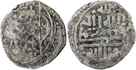 ILKHAN: Arghun, 1284-1291, AR dirham (2.37g) (Marw), ND, A-2156.5, cf. Petrov-MI-1/5, standard obverse legend, bow to right // kalima in plain circle,...