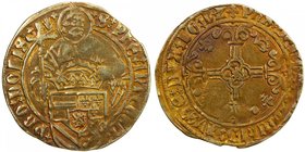 BRABANT: Philippe I, le Beau, 1494-1506, AV florin (philippusgulden) (3.10g), ND [1500-6], Fr-47, Van Houdt 147AN, Antwerp mint issue, St. Philip behi...
