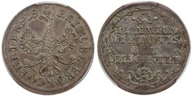 FRANKFURT: Free Imperial City, AR medal, Joseph/Fellner-1635, 28mm, Gymnasium School Award silver medal circa 1740-50; REIPUBL FRANCOFURTENSIS around ...