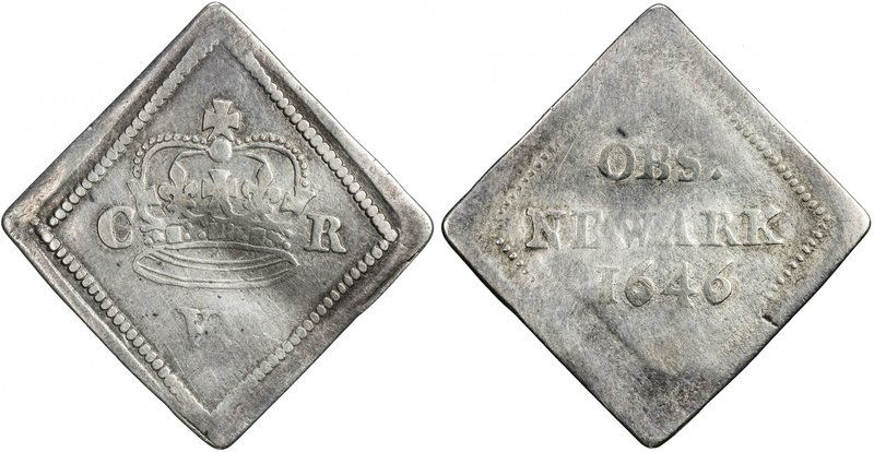 ENGLAND: Charles I, 1625-1649, AR sixpence, 1646, KM-368, Spink-3146, Civil War ...