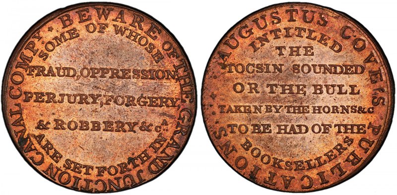GREAT BRITAIN: AE medalet, ND, Withers Appendix p.239, 27mm, London medalet in t...
